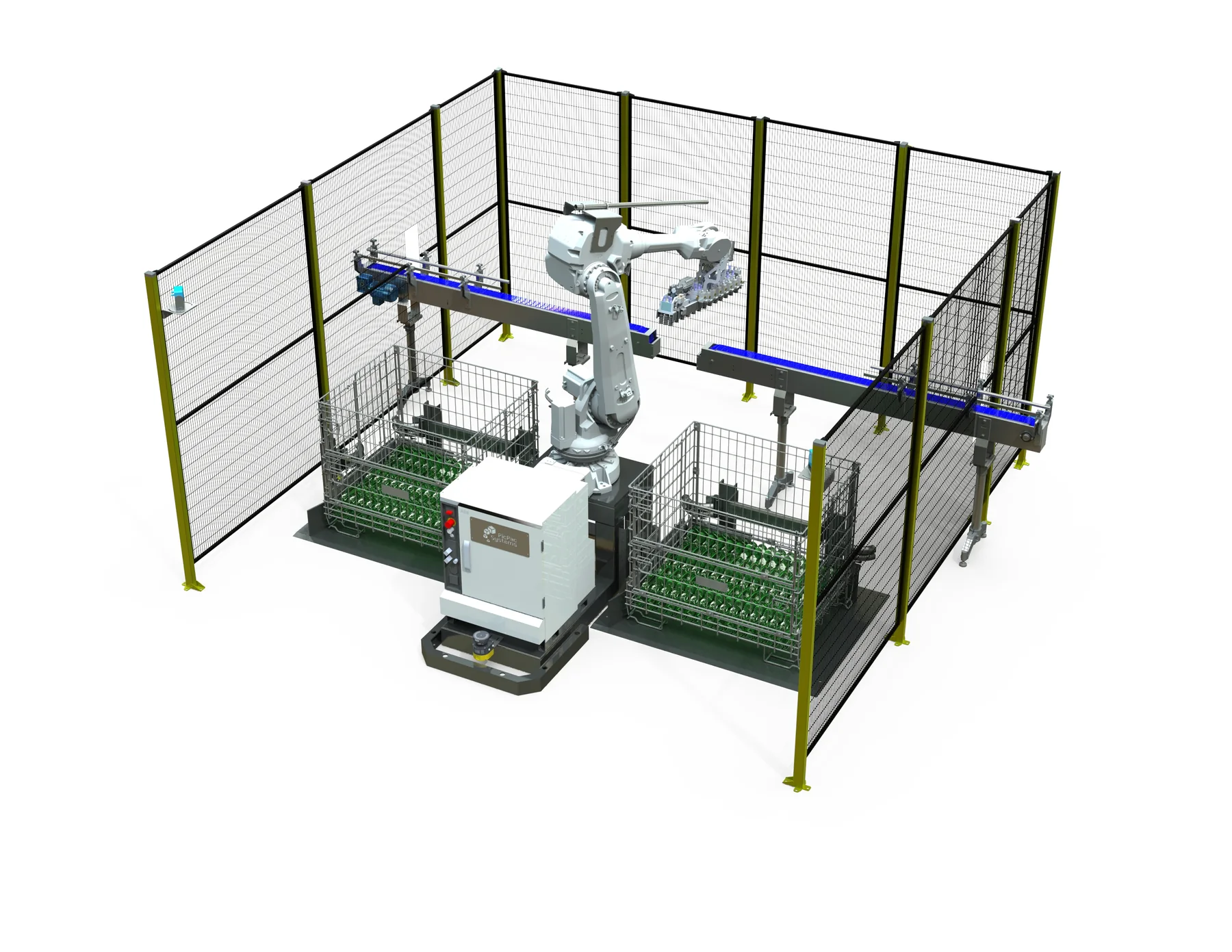 Cellule robotique vinicole multifonctions
